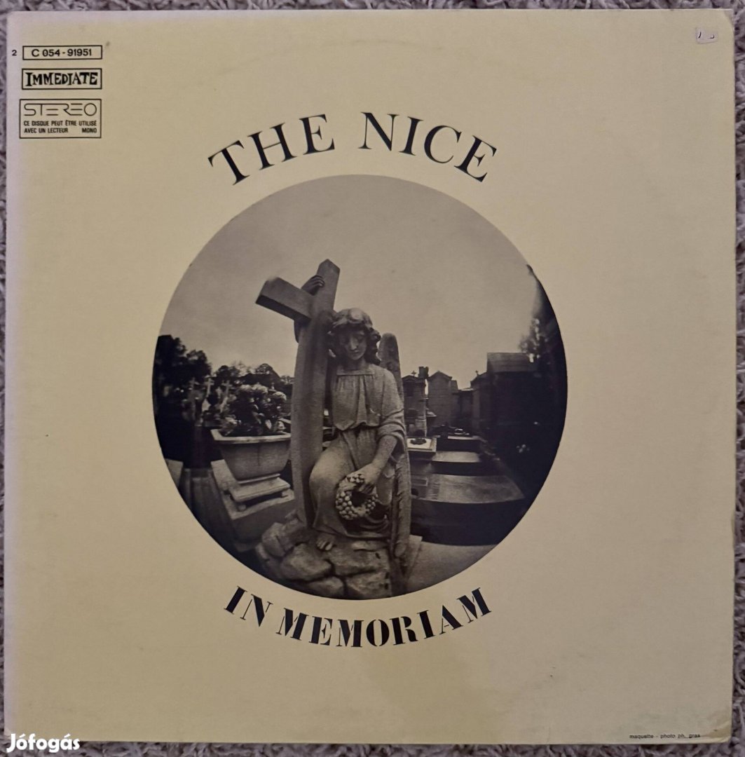 The Nice prog rock vinyl bakelit lemez