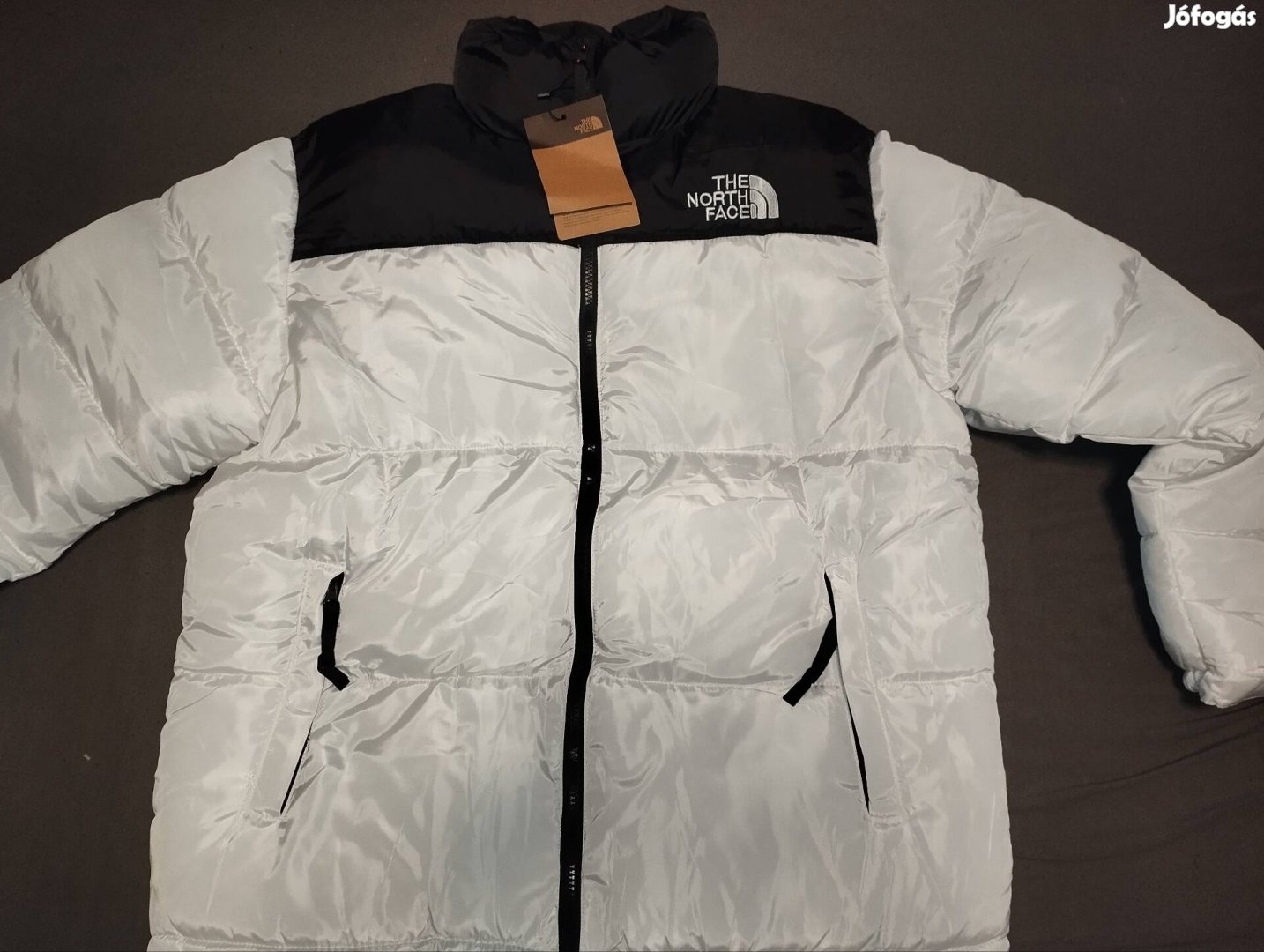 The North Face TNF fehér kabát, XL