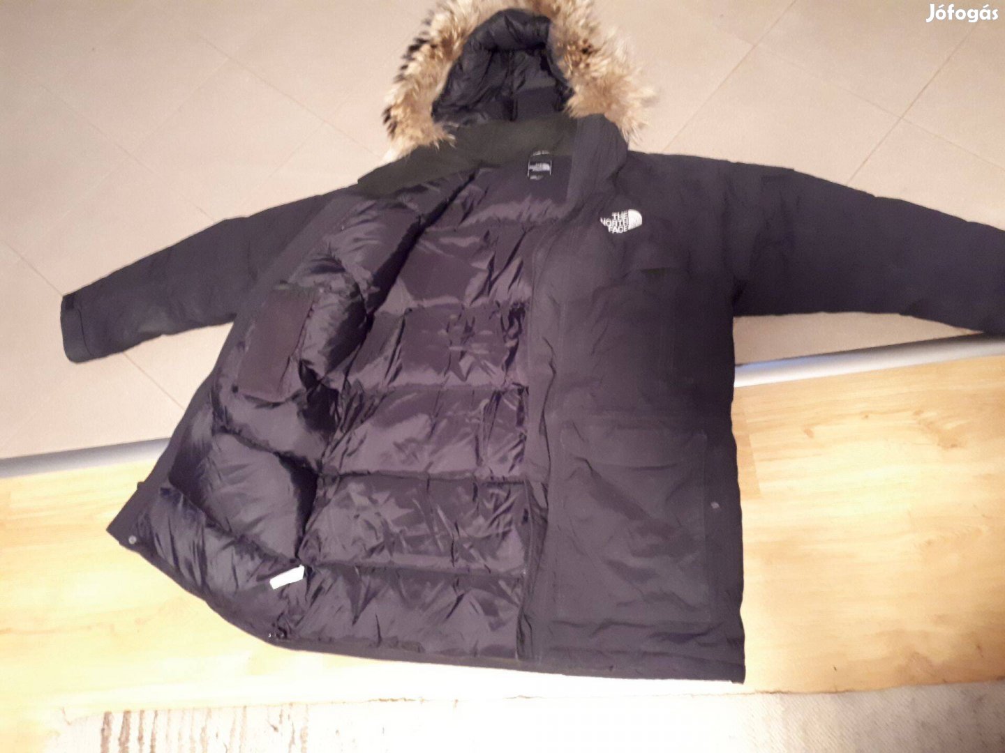 The North Face xxl fekete dzseki kabát expedíciós