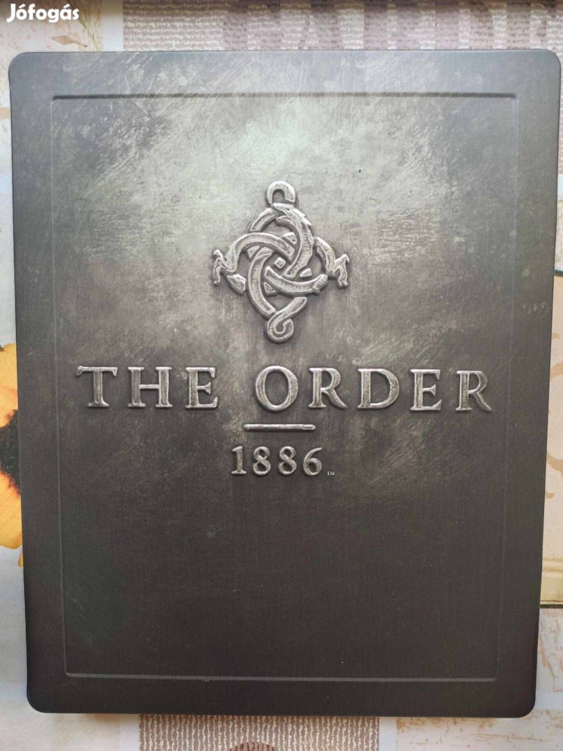 The Order 1886 steelbook a játékkal együtt