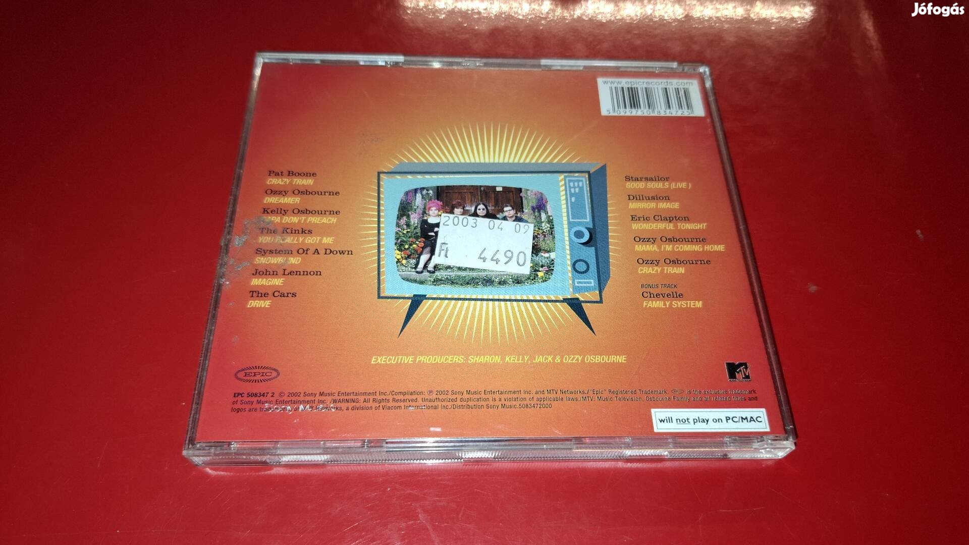 The Osbournes The Osbourn Family Album Cd 2002