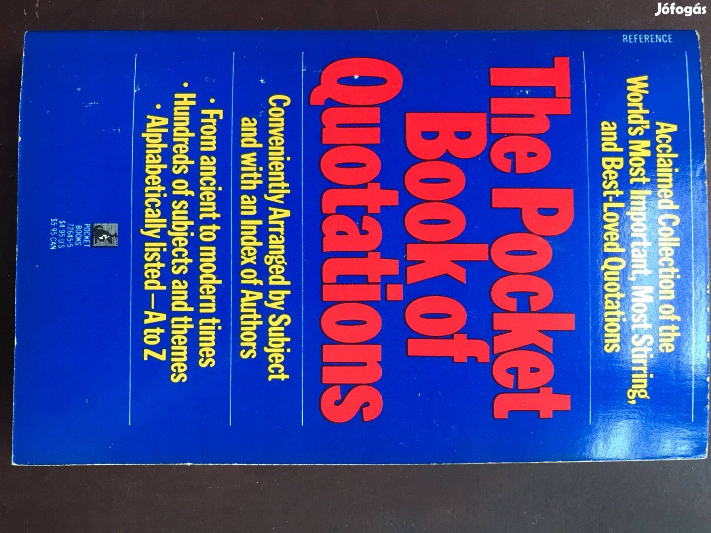 The Pocket Book of Quotations, angol könyv