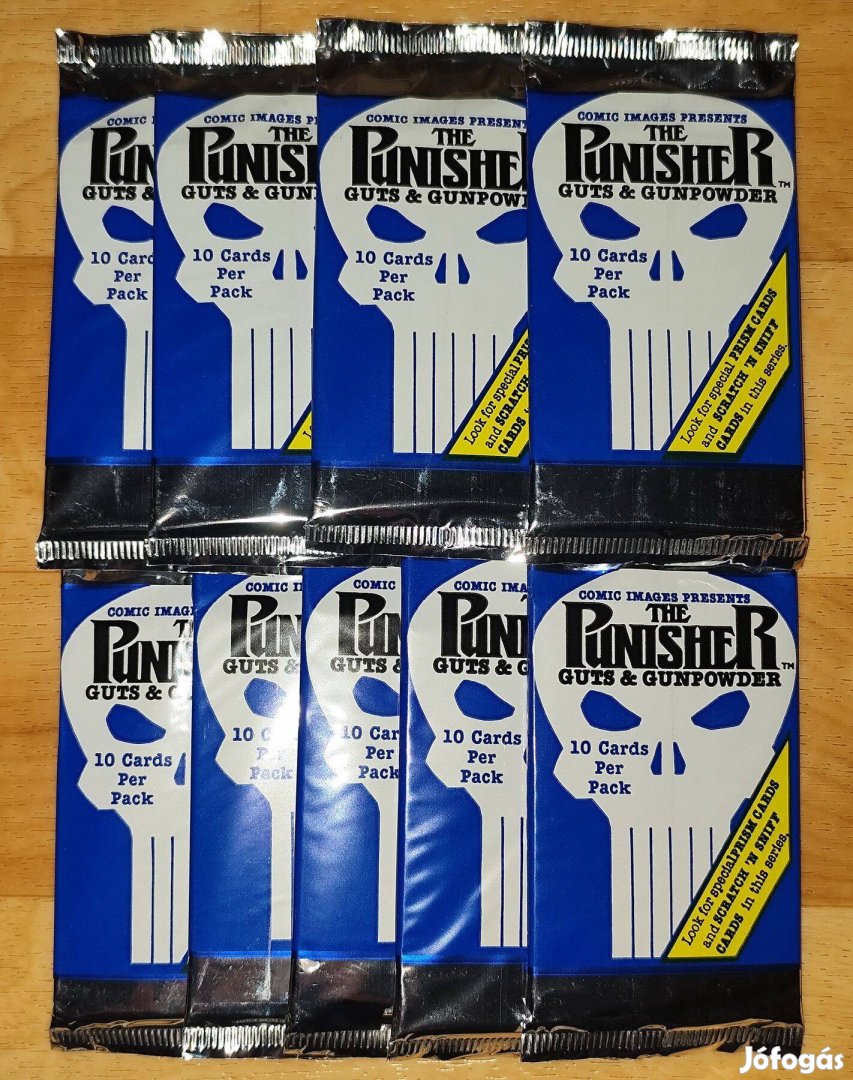 The Punisher: Guts and Gunpowder Trading Cards kártya csomagok