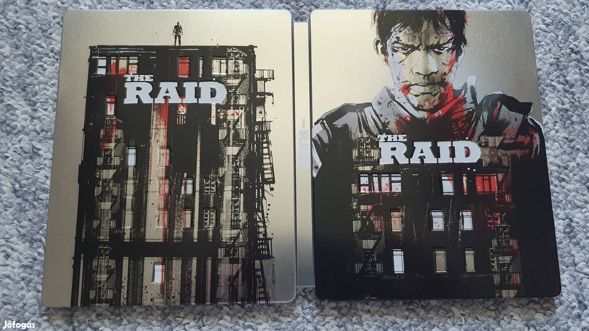 The Raid (A rajtaütés) blu-ray steelbook (dombornyomott, üres)