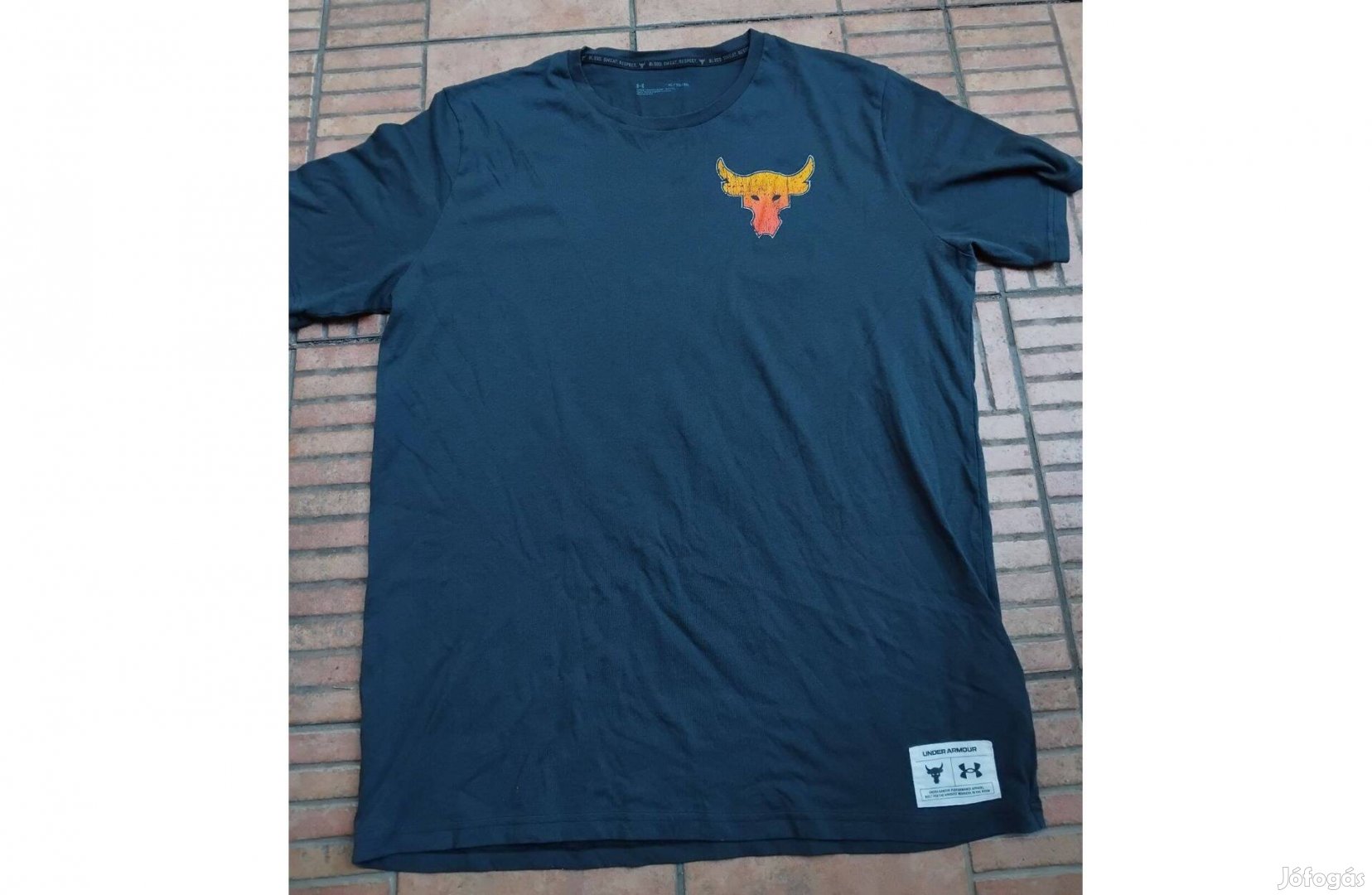 The Rock Under Armour kondi póló fitnesz póló XL