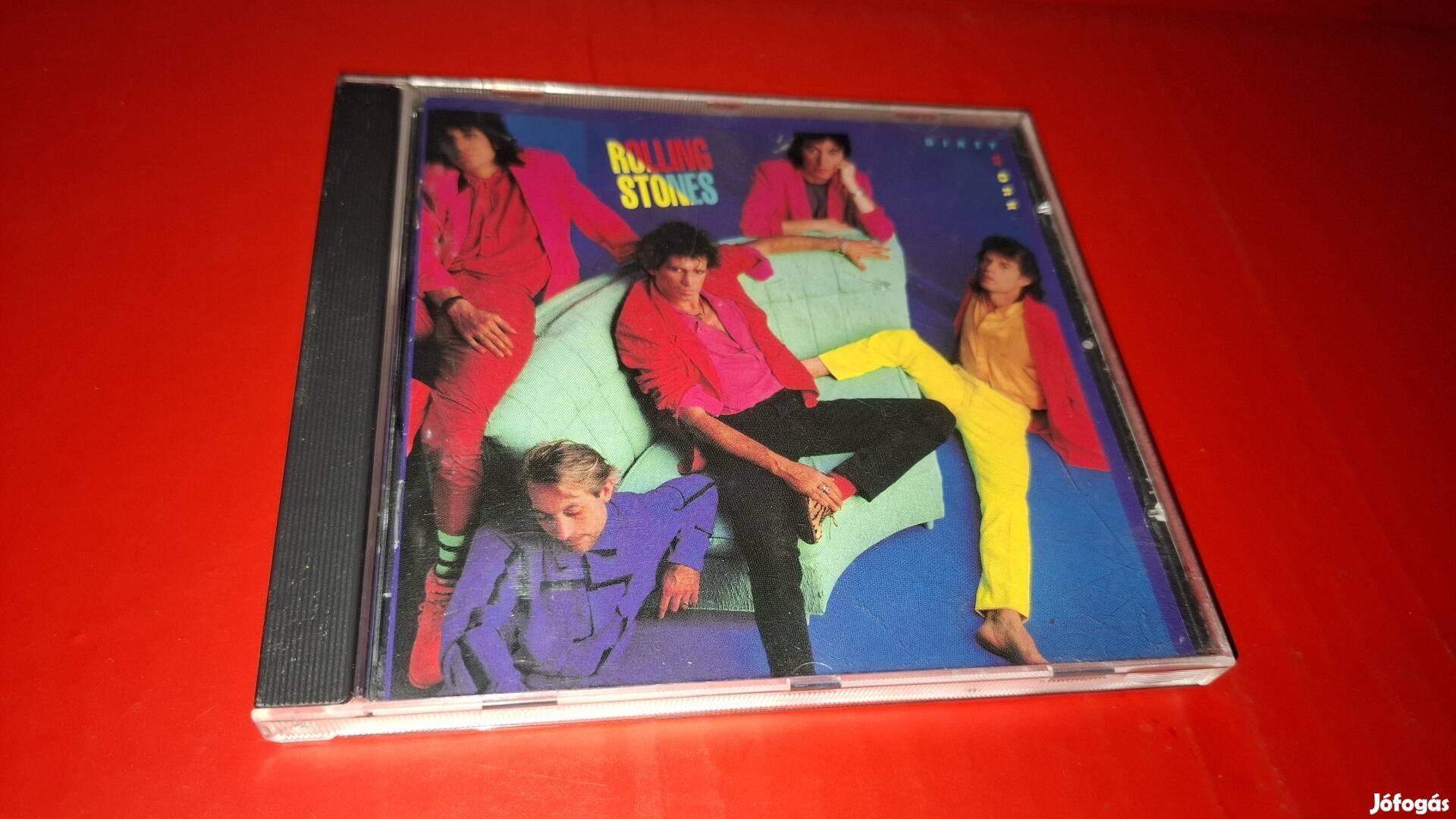 The Rolling Stones Dirty work Cd 1986 Holland