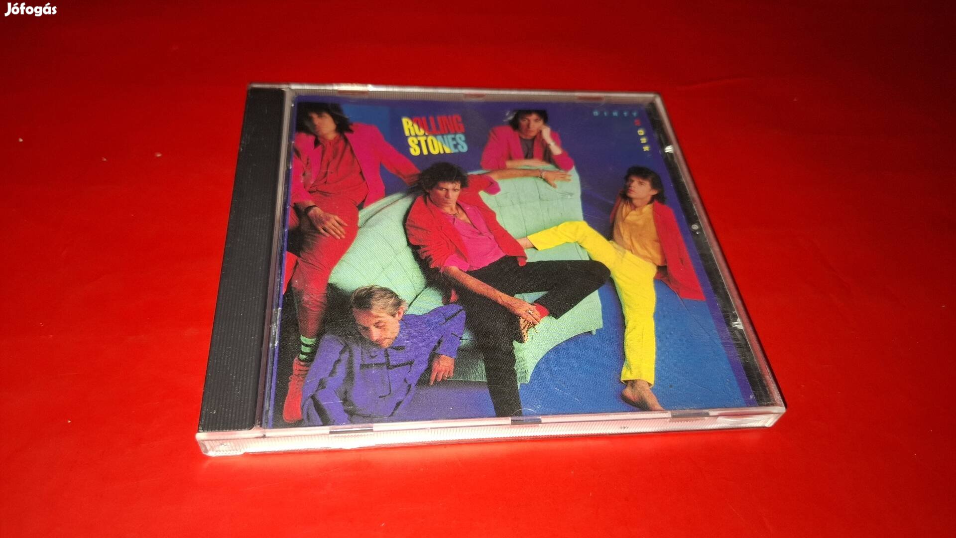 The Rolling Stones Dirty work Cd 1986 Holland