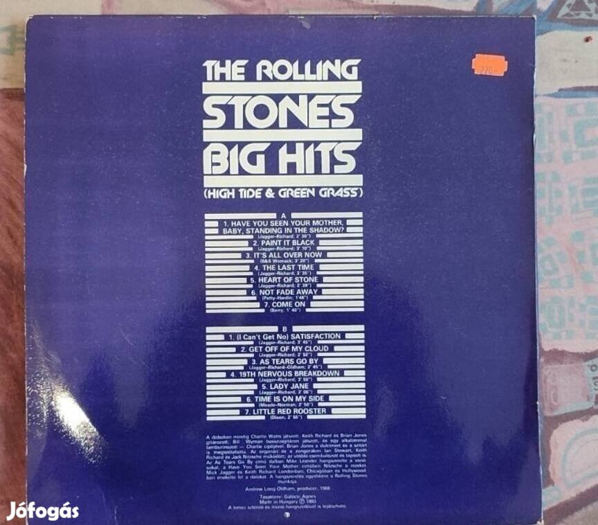 The Rolling Stones - Big Hits (High Tide And Green Grass)