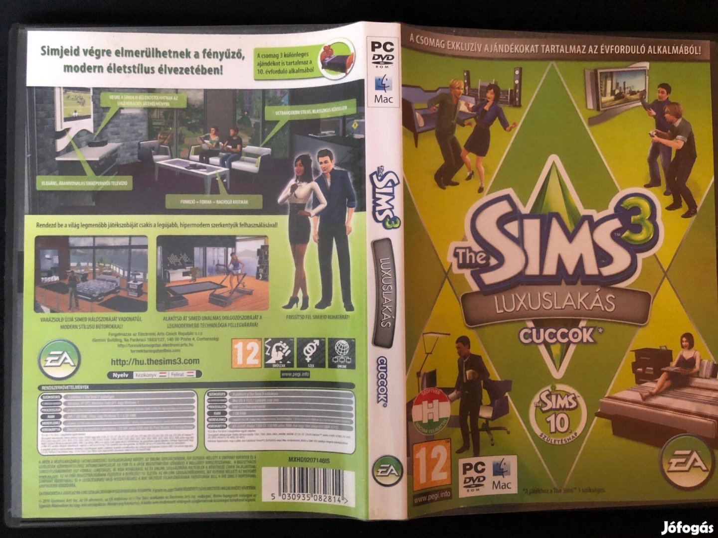 The Sims 3. Luxuslakás PC játék (karcmentes, magyar nyelvű)