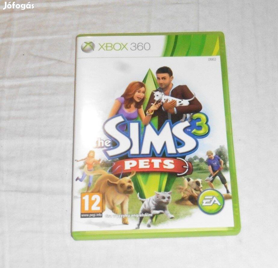The Sims 3. Pets (Állatos) kinect re is Gyári Xbox 360 Játék akár félá