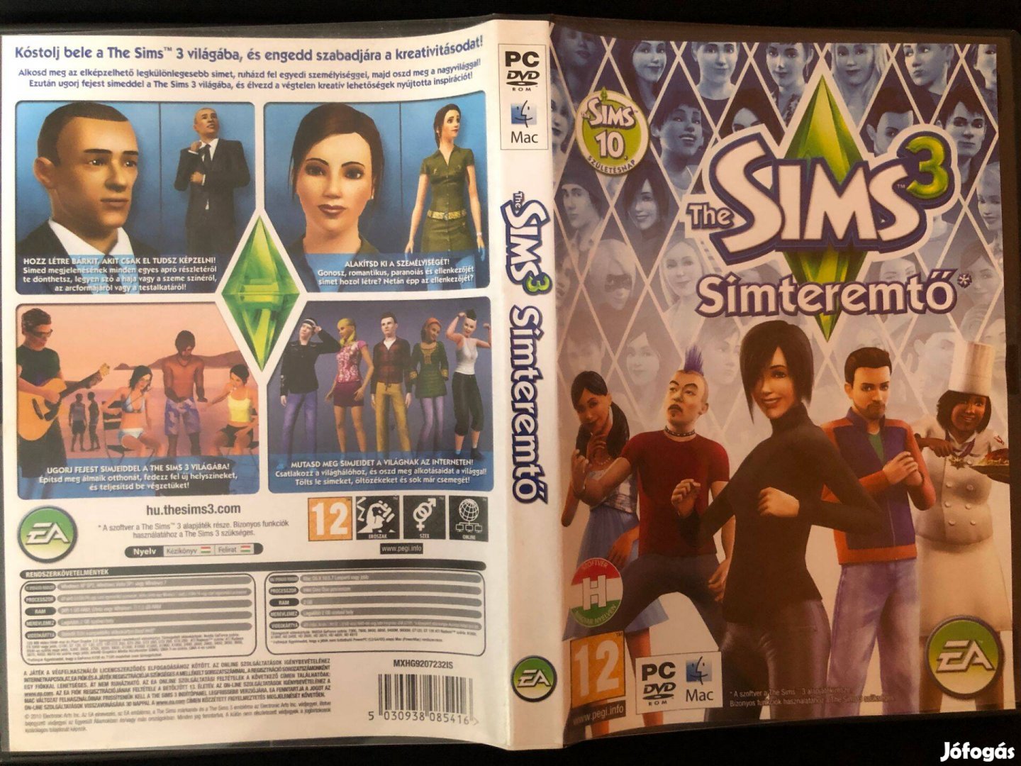 The Sims 3. Simteremtő PC játék (karcmentes, magyar nyelvű)