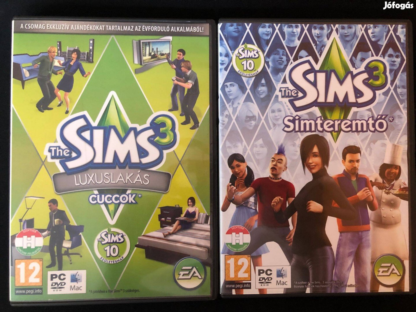 The Sims PC játék 4db egyben (karcmentes)