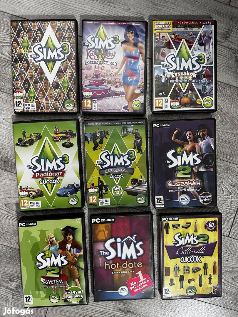 The Sims kiegészítő játékok