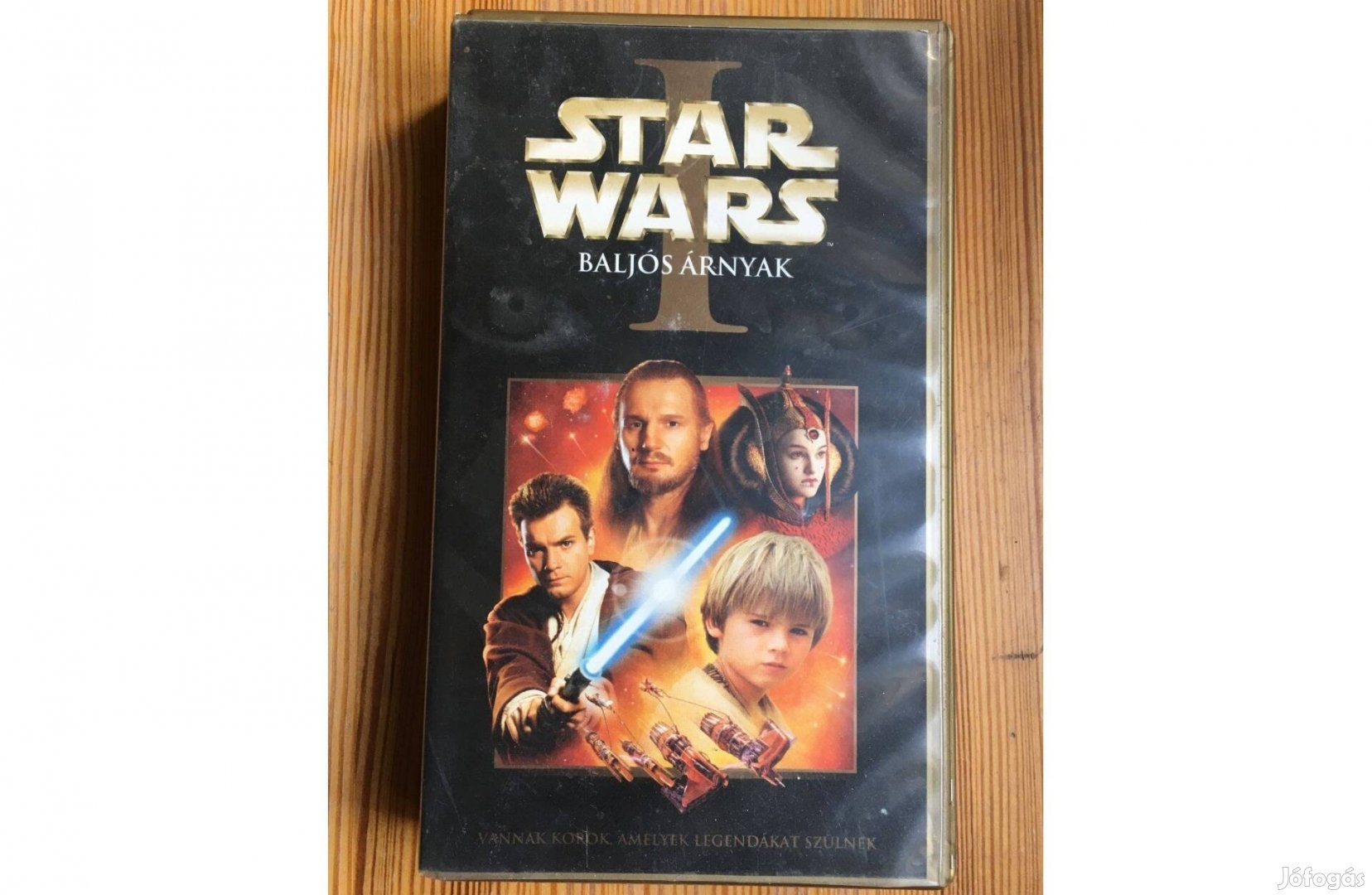 The Star Wars I Baljós Árnyak gyári műsoros VHS kazettái