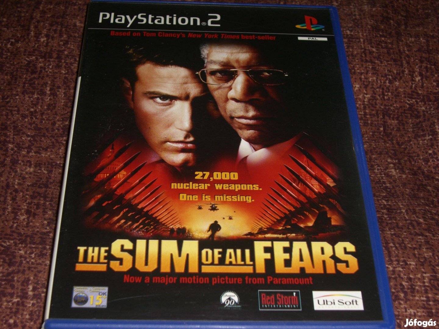 The Sum of All Fears Playstation 2 eredeti lemez ( 2500 Ft )