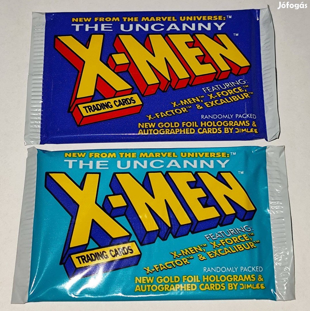The Uncanny X-Men Trading Cards bontatlan kártya csomagok