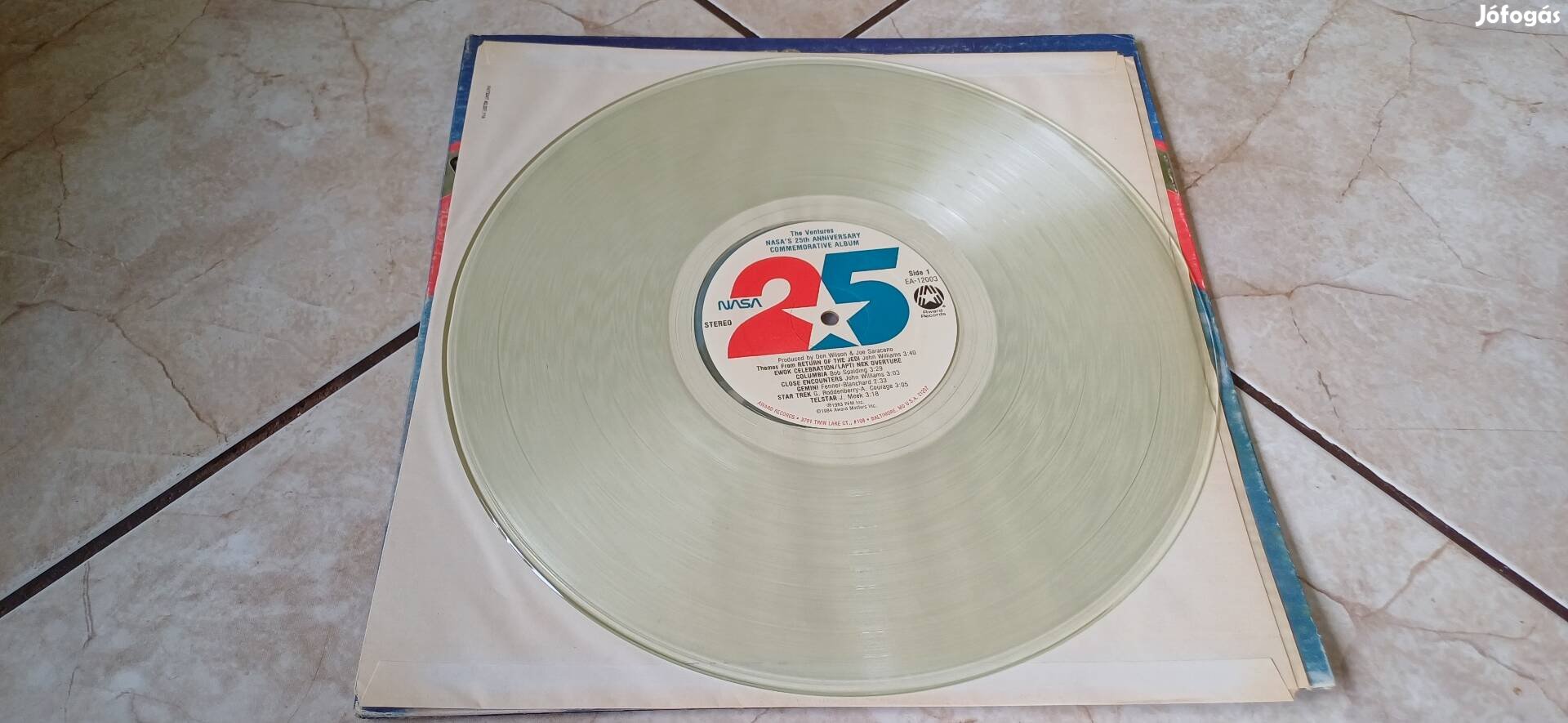 The Ventures Nasa 25 anniversary bakelit hanglemez