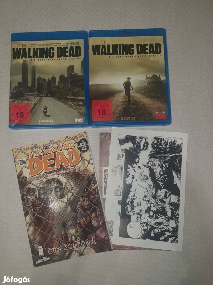 The Walking Dead Limited Comic Box Season 1 & 2 Blu-ray