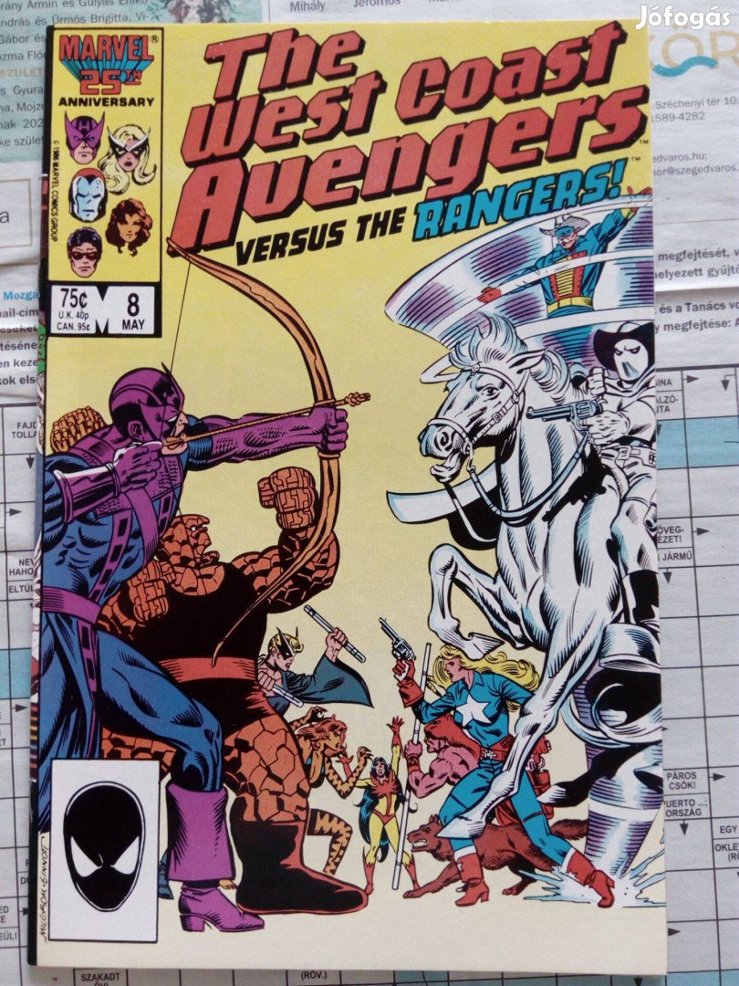The West Coast Avengers 1985-ös sorozat képregény 8. szám
