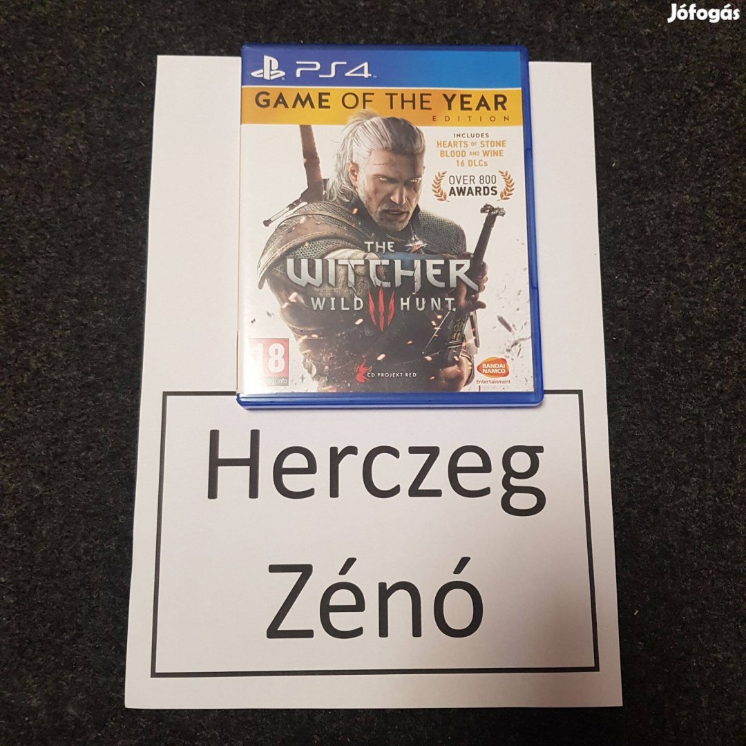 The Witcher 3 Magyar Feliratos PS4