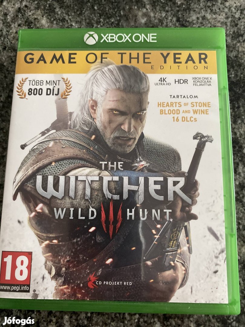 The Witcher wild hunt Xbox one játék