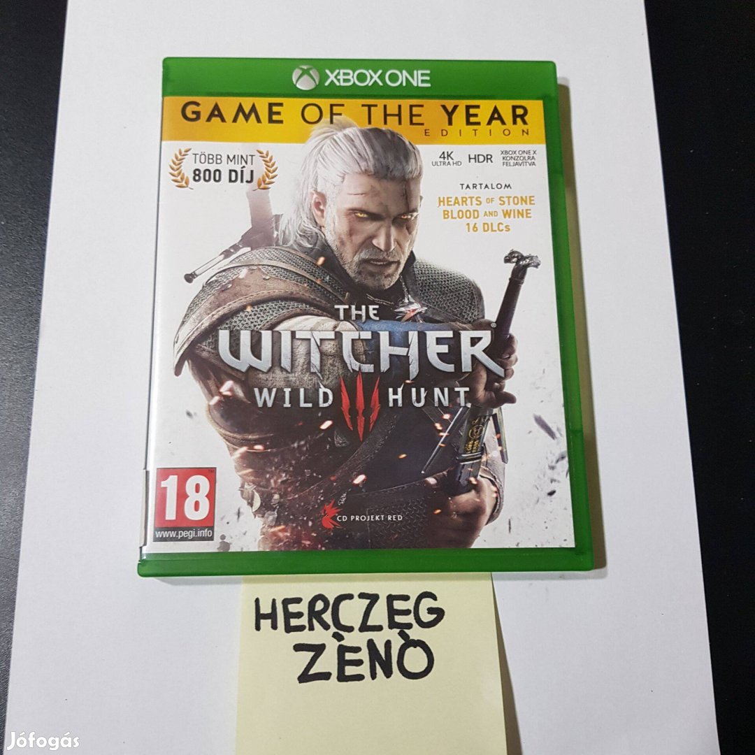 The Withcer 3 Magyar Feliratos xbox one