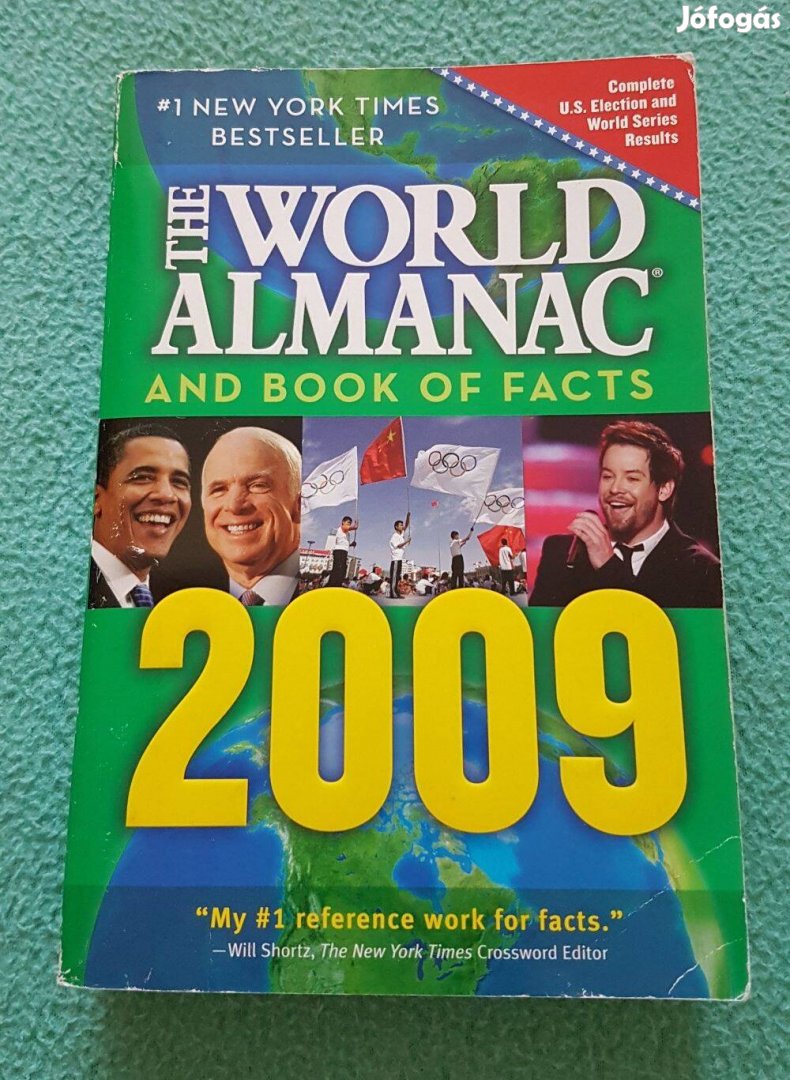 The World Almanac and Book of Facts 2009 könyv (angol)