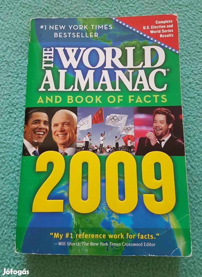 The World Almanac and Book of Facts 2009 könyv (angol nyelvű)