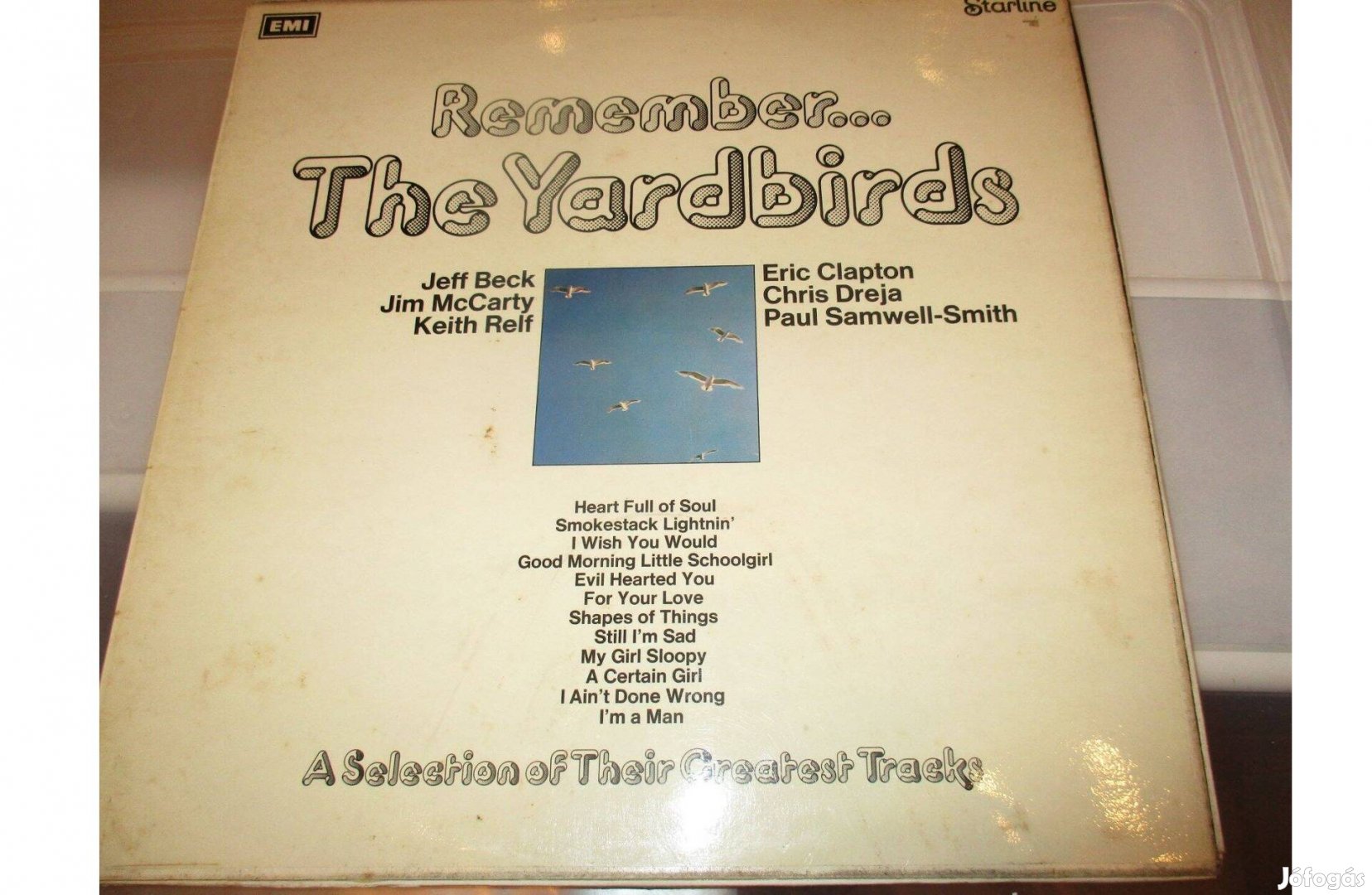 The Yardbirds bakelit hanglemez eladó