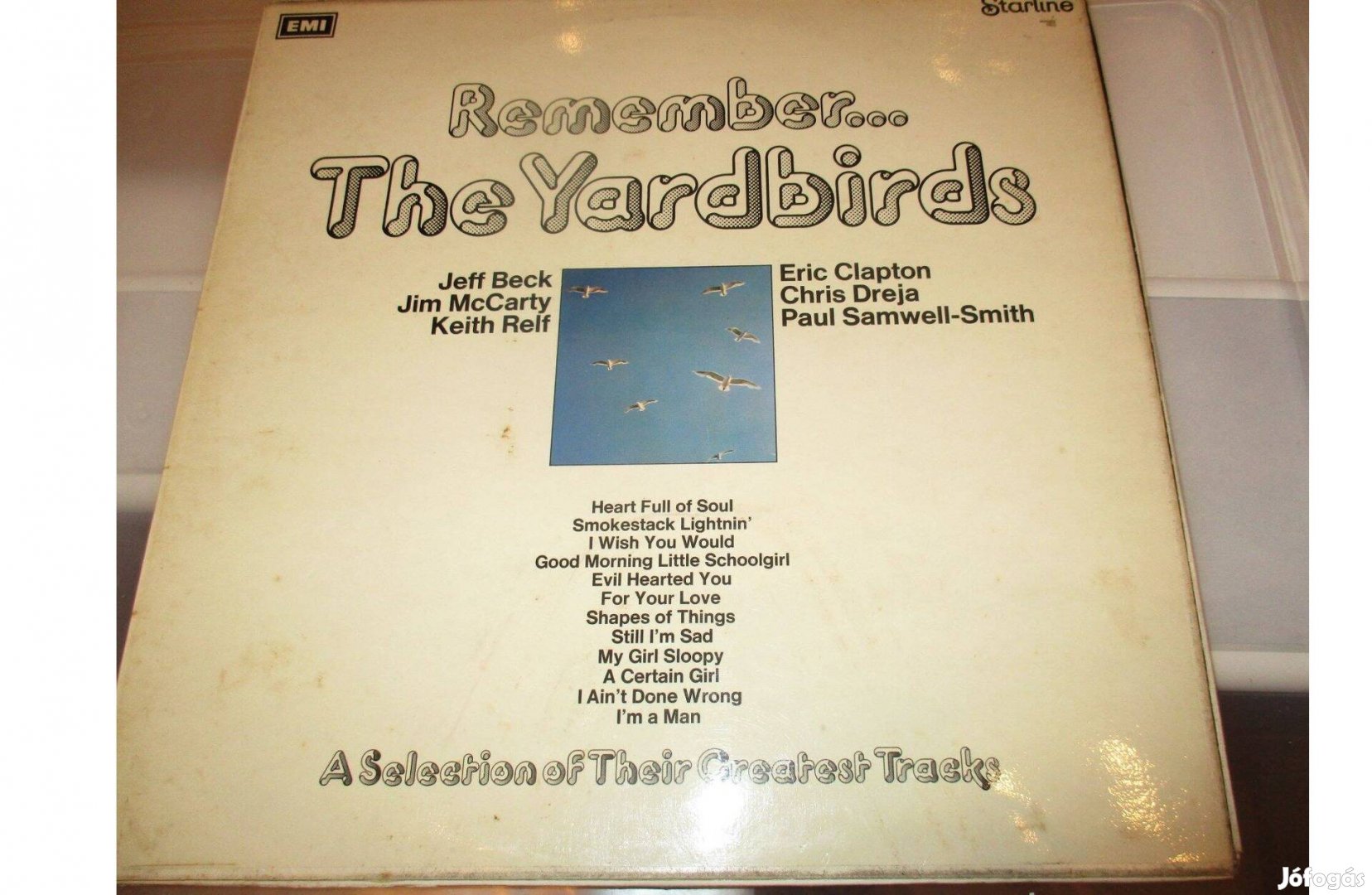 The Yardbirds bakelit hanglemez eladó