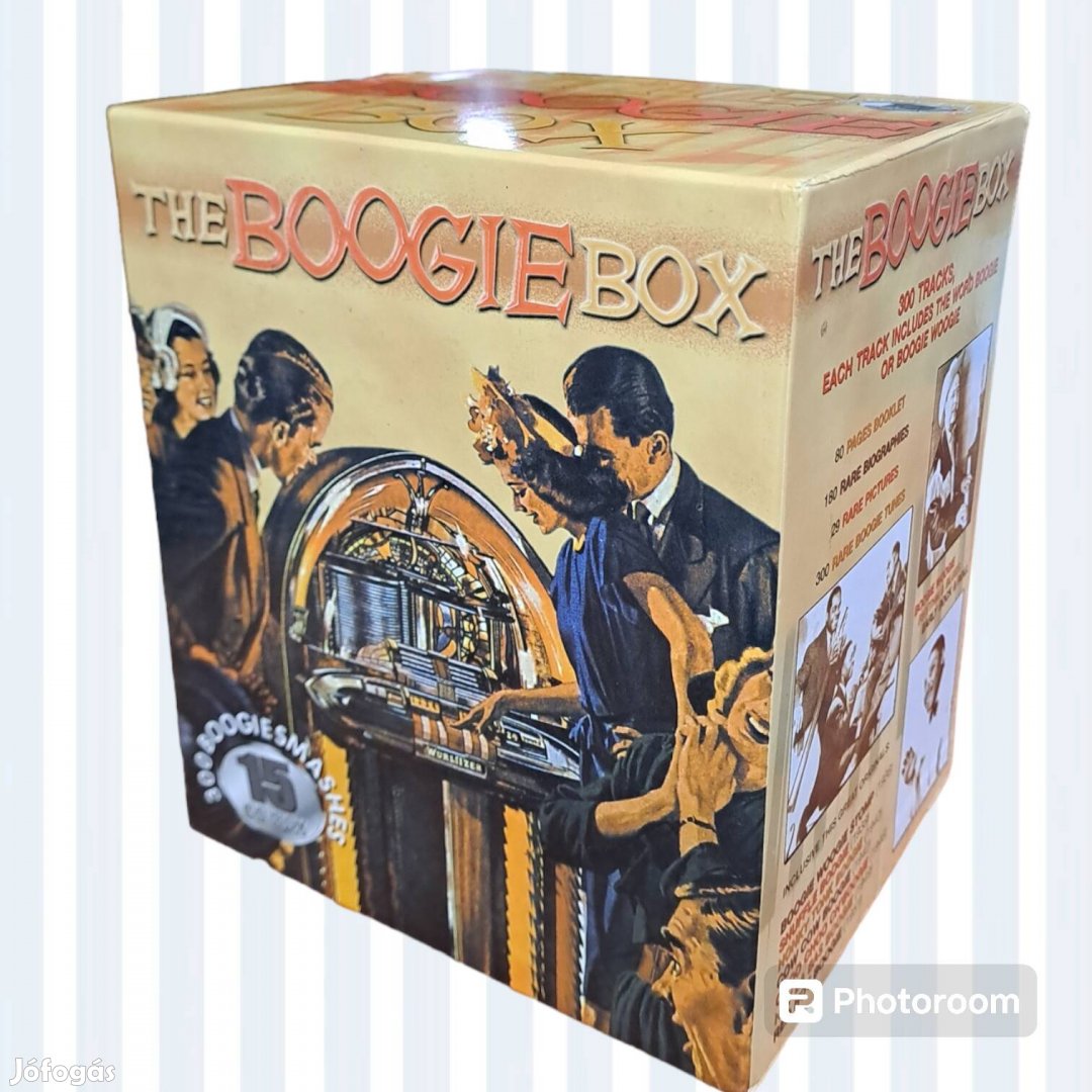 The boogie box 15 cd díszdobozban,füzettel