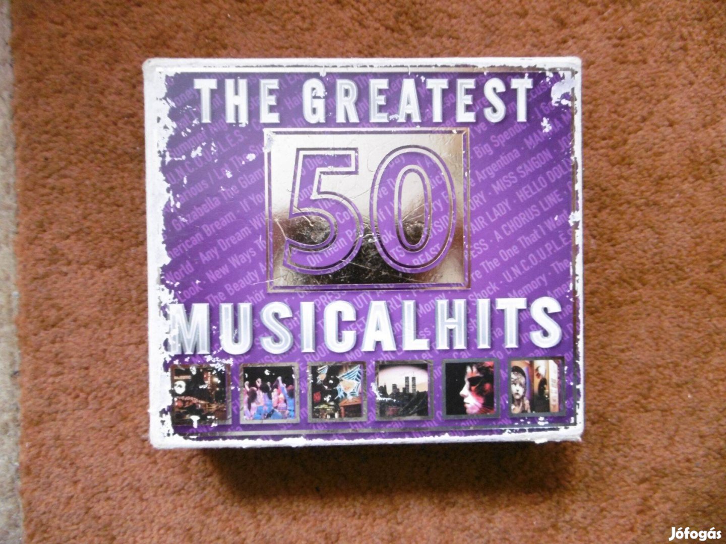 The greatest 50 musicalhits 3 db os cd gyűjtemény