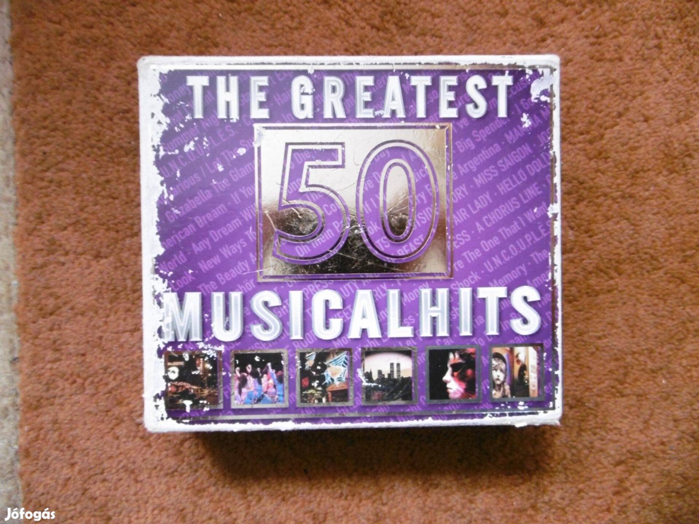 The greatest 50 musicalhits 3 db os cd gyűjtemény