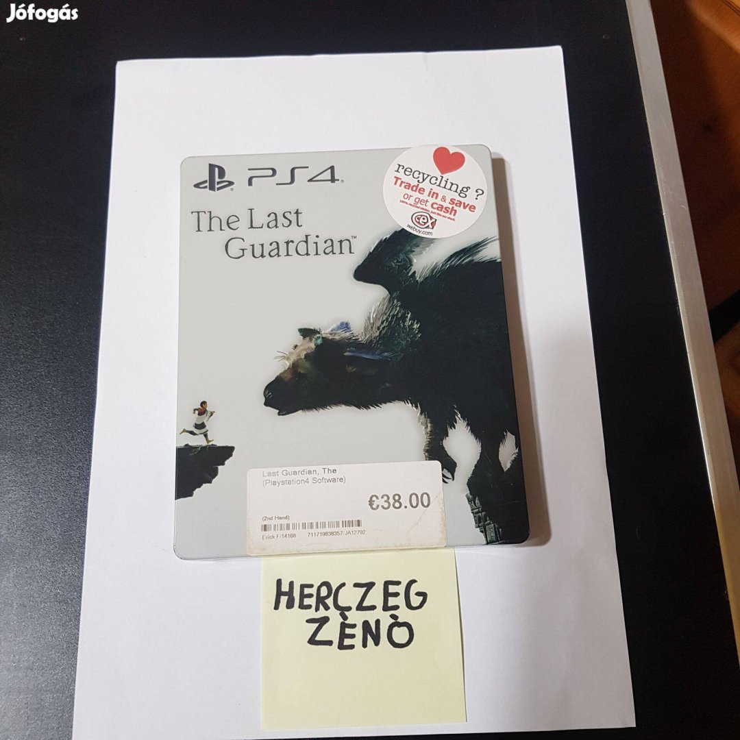 The last guardian ps4 steelbookban