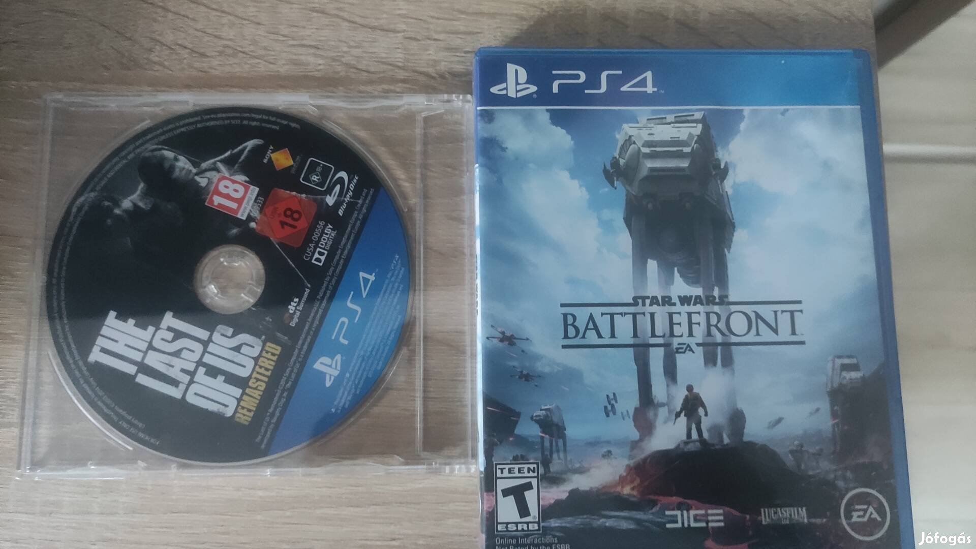 The last of us +Star wars Battlefront játék . Legolcsóbb jófogáson 