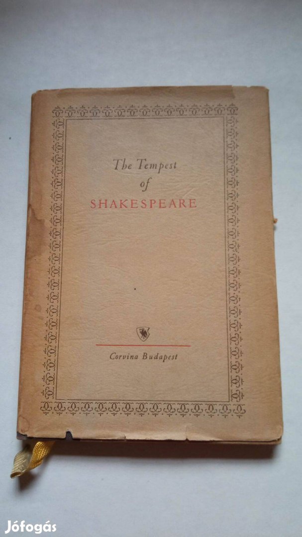 The tempest of William Shakespeare 1957. év angol nyelvű