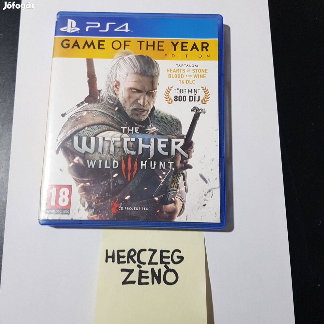 The withcer 3 goty magyar feliratos ps4