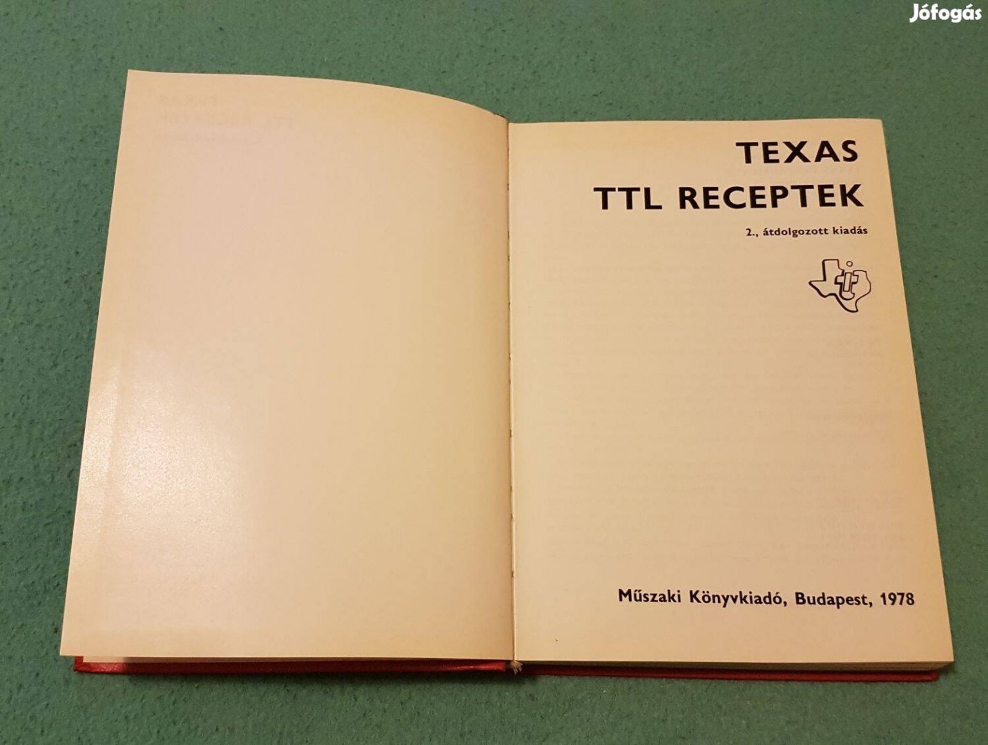 Theisz Péter: Texas TTL receptek könyv (1978)