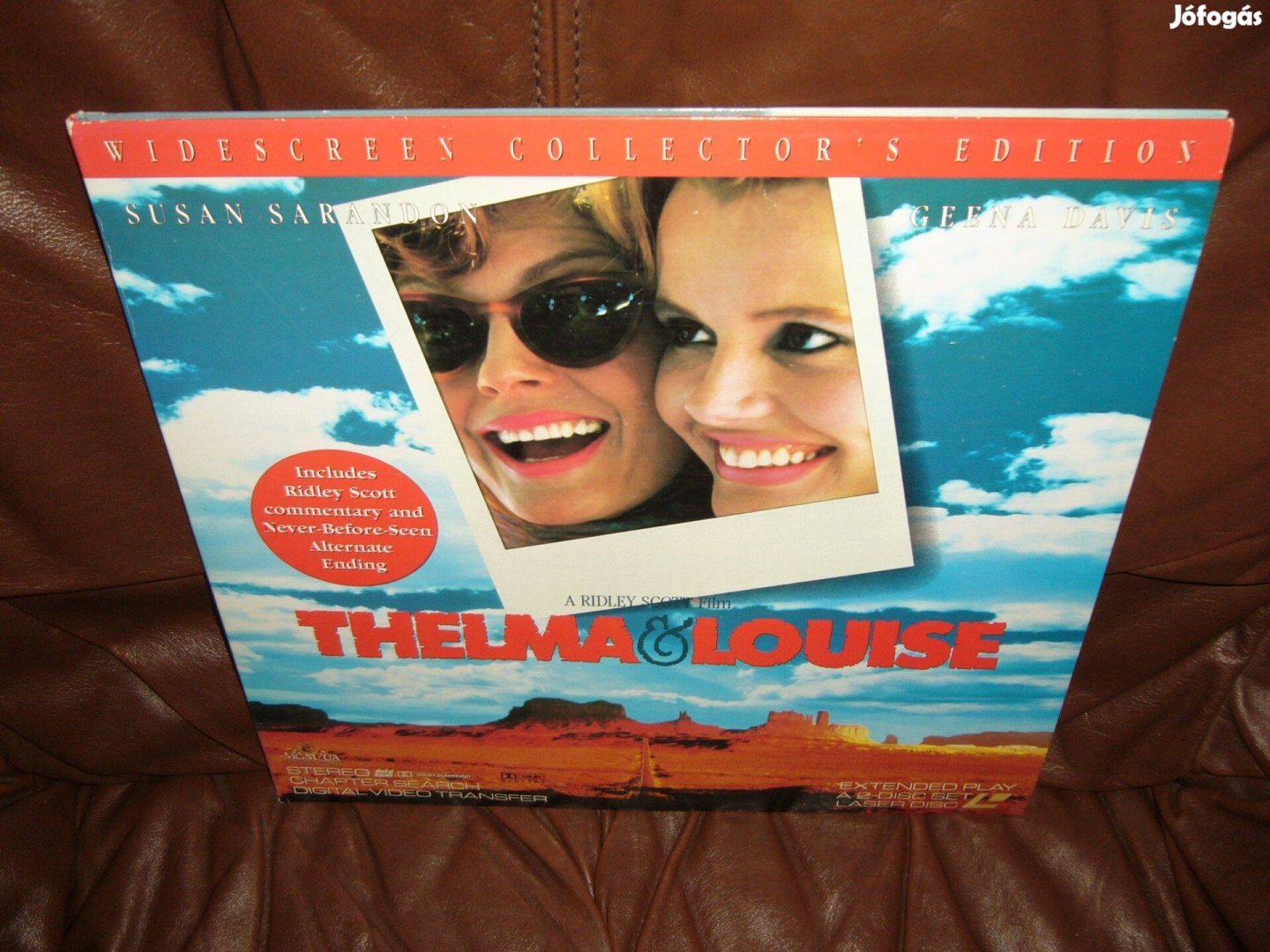 Thelma & Louise . Laserdisc képlemez Film !