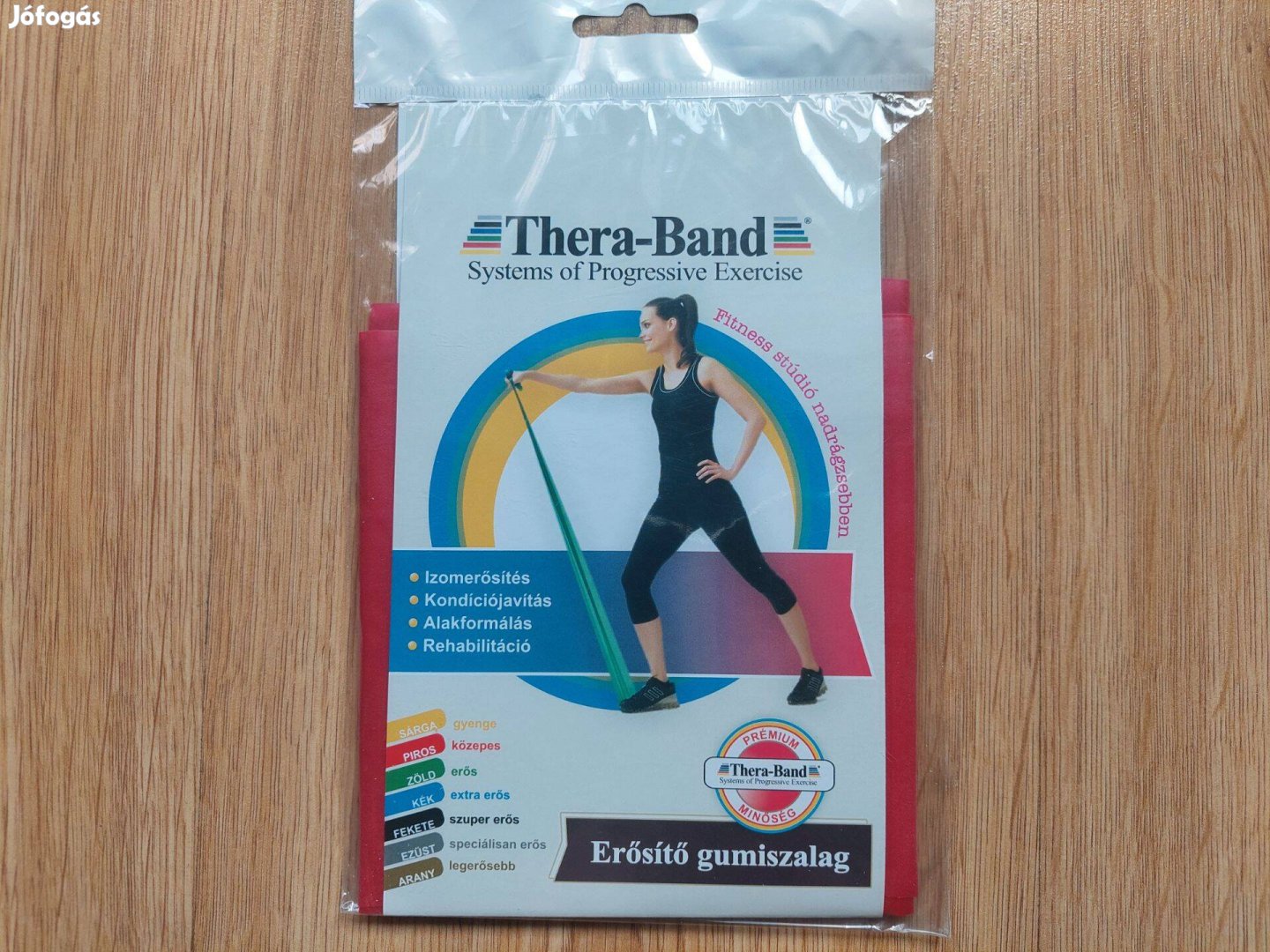 Thera-Band erősítő gumiszalag piros közepes