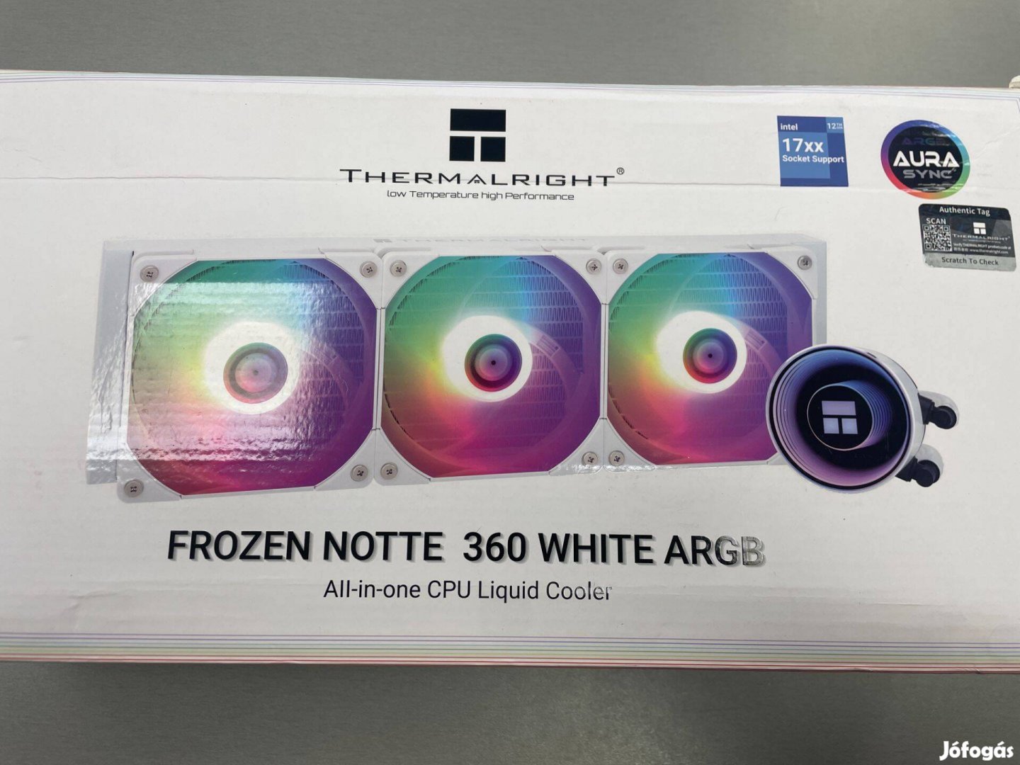 Thermalright Frozen Notte 360Argb vízűtés 6hó jótállással!