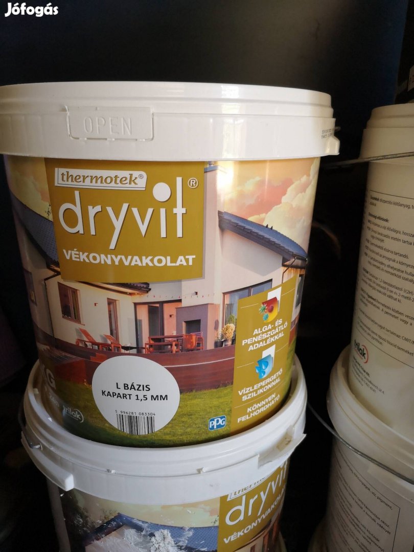 Thermotek Dryvit vékony vakolat fehér 