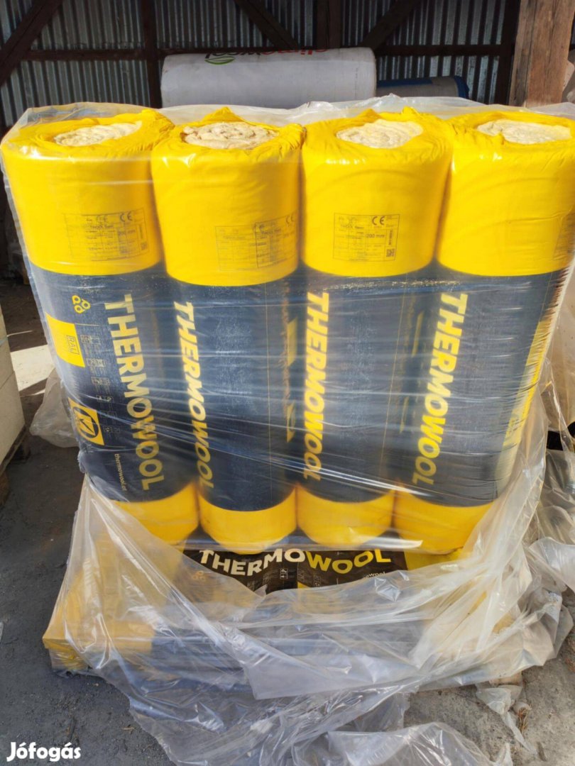 Thermowool üveggyapot szigetelés, hőszigetelés 10cm vastag