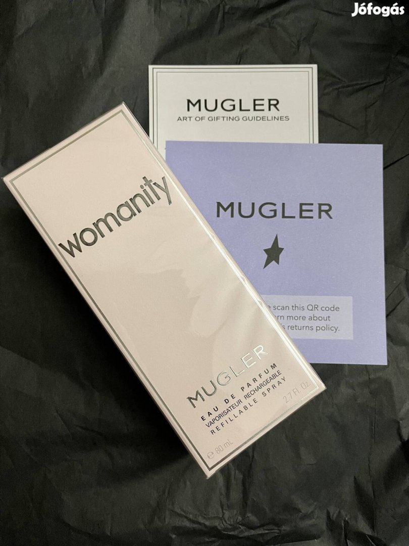Thierry Mugler Womanity EDP 80ml Ritkaság női Parfüm új 
