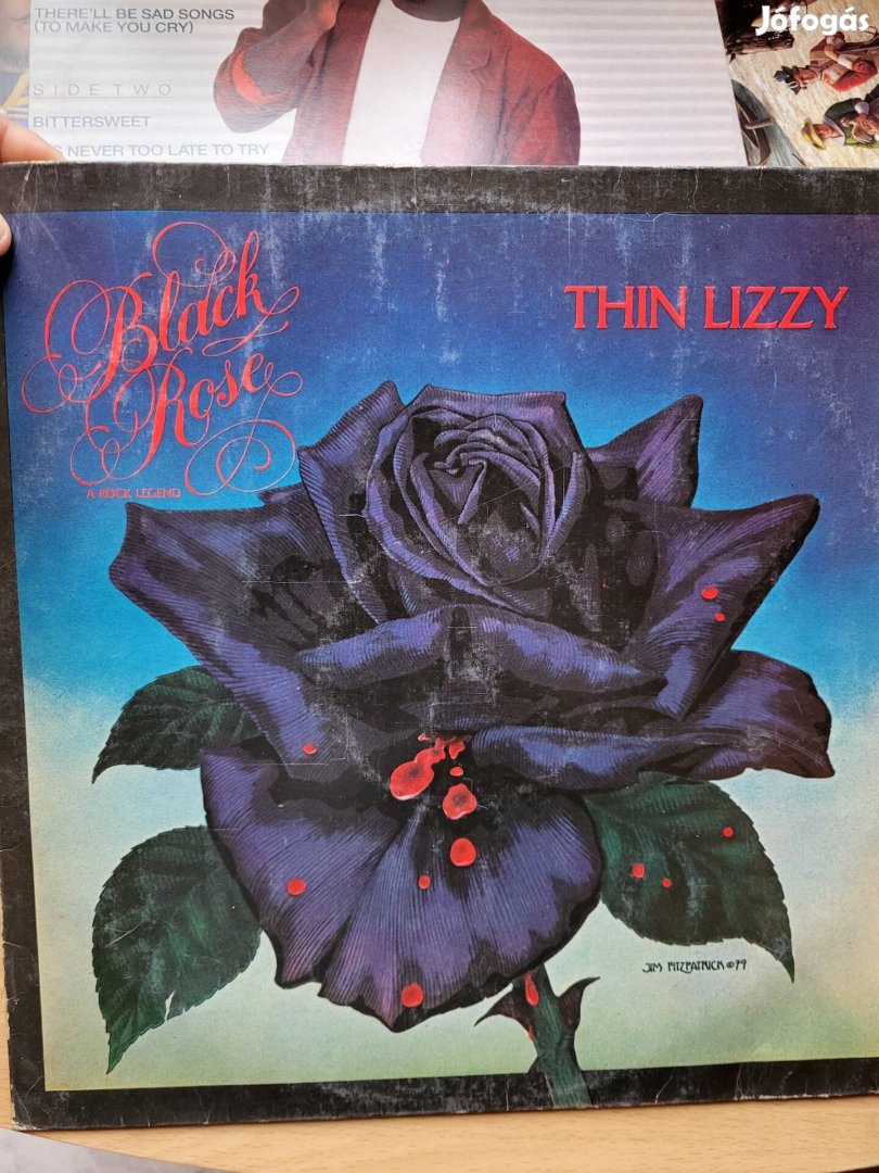 Thin Lizzy Black rose bakelit vinyl lemez 