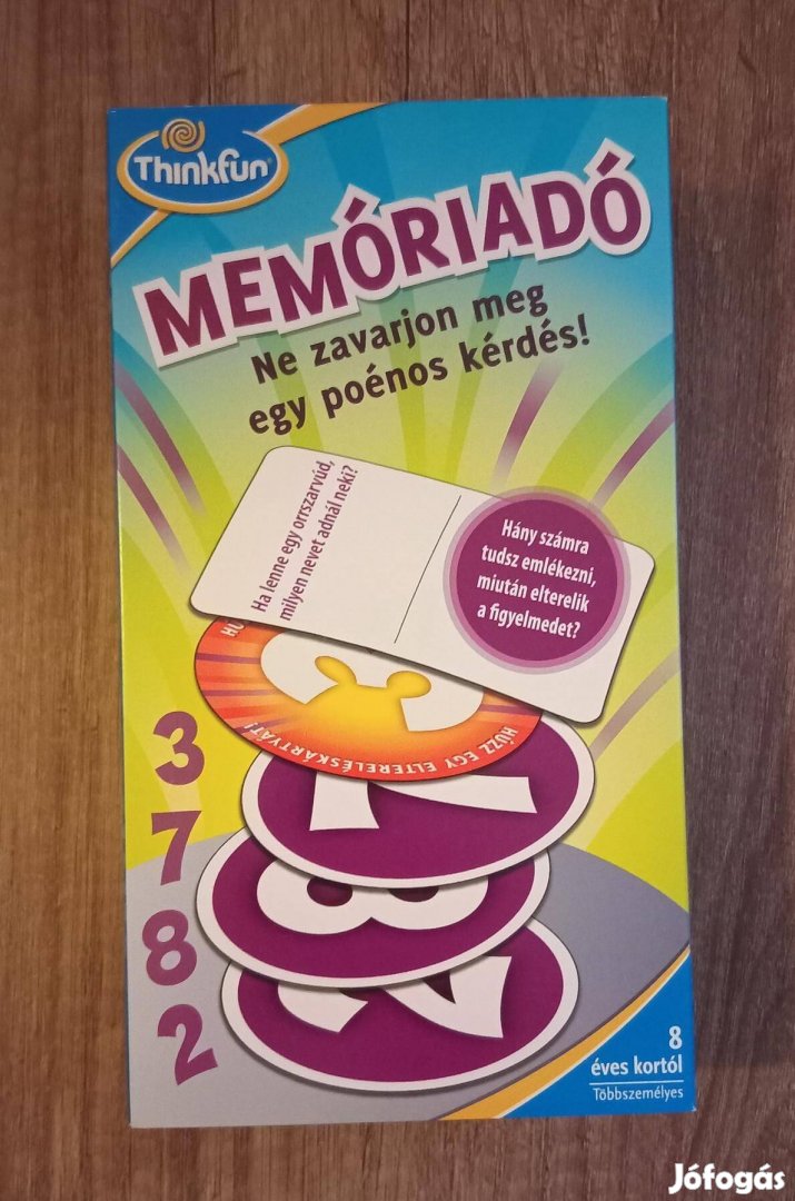 Thinkfun Memóriadó társasjáték új