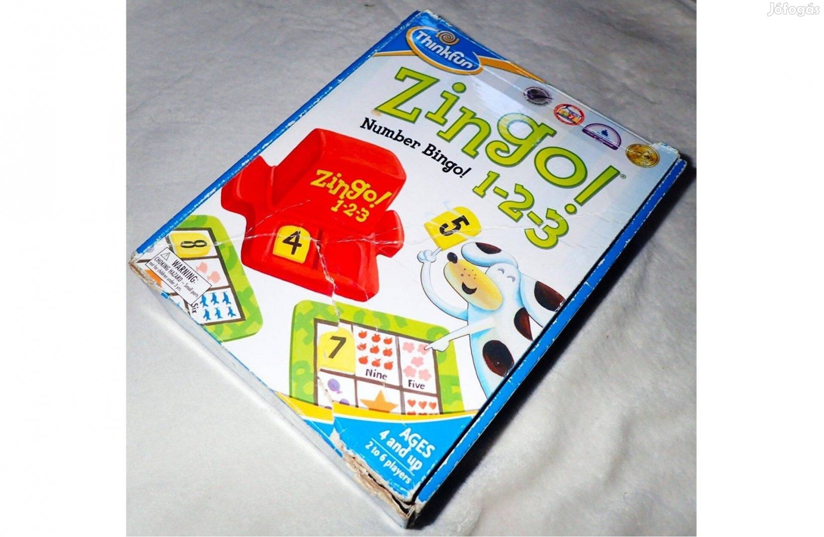 Thinkfun Zingo! 1-2-3 oktató számolós párosító játék Bingo