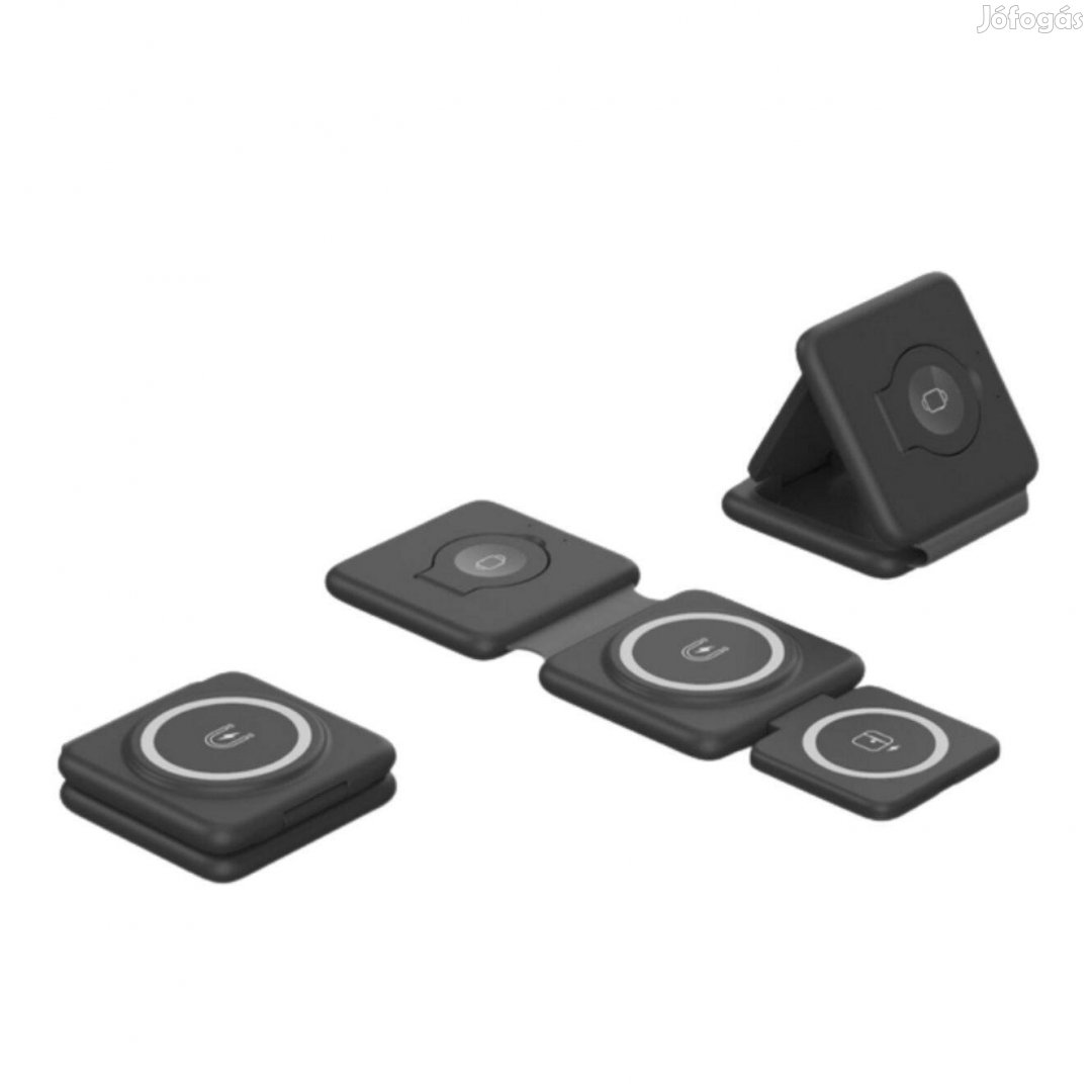 Third Generation 3in1 Vezeték nélküli összecsukható töltő, új