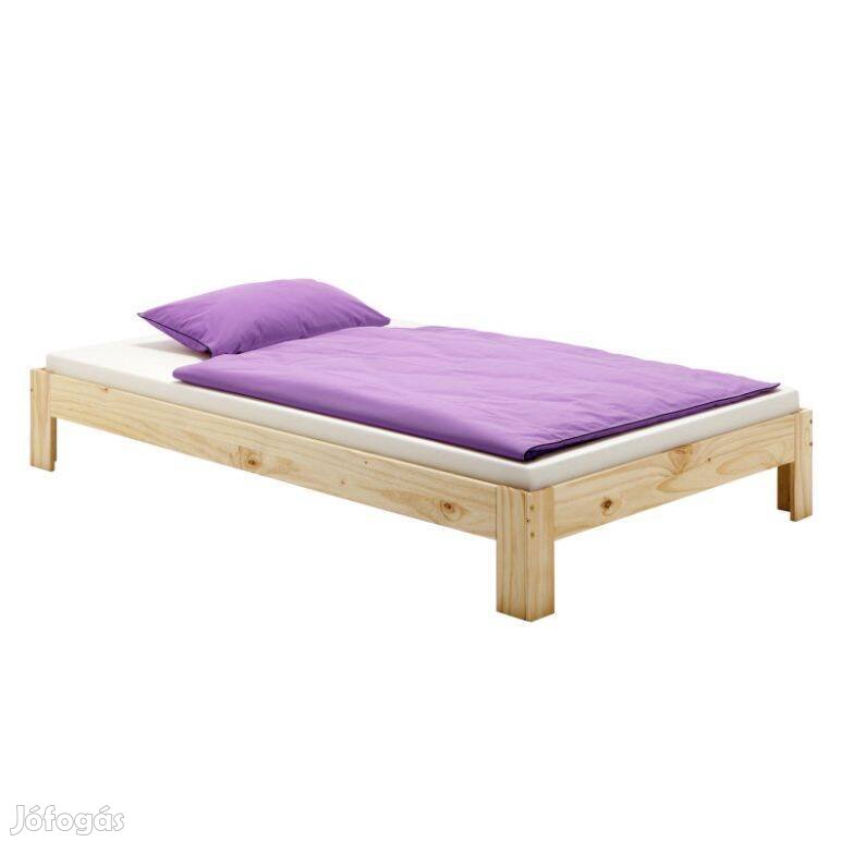 Thomas 100 x 200 fenyő futon heverő ágykeret (natúr lakk) 72810