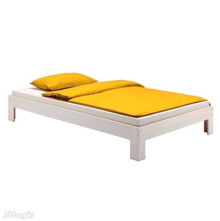 Thomas 120 x 200 fenyő futon ágykeret (fehér) 72816